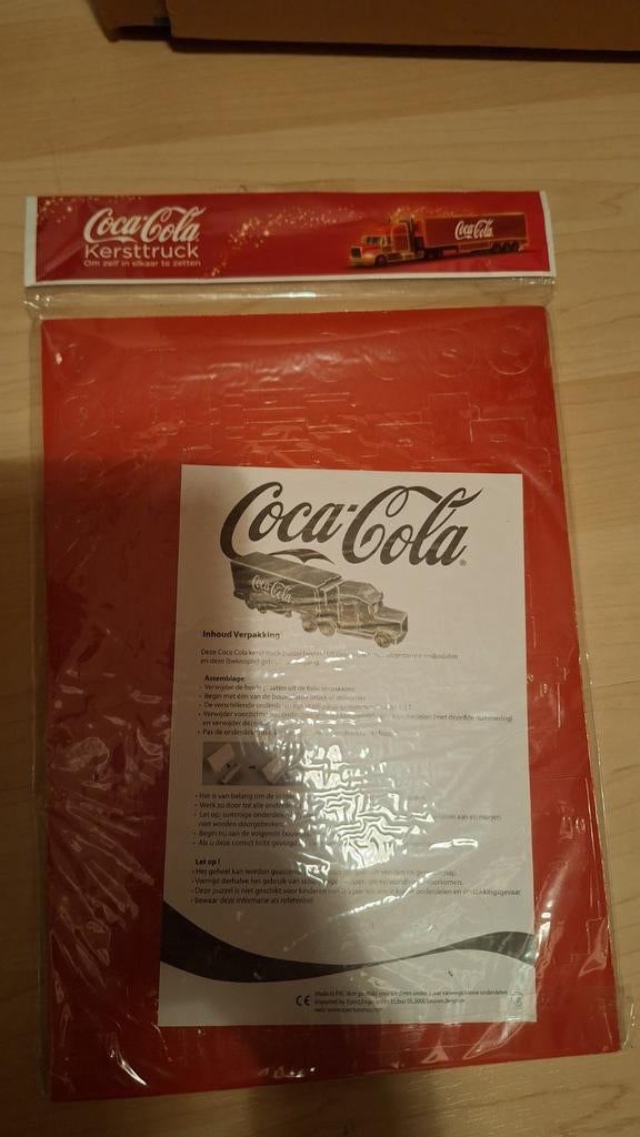 Coca-Cola Kersttruck om zelf in elkaar te zetten, Ophalen of Verzenden