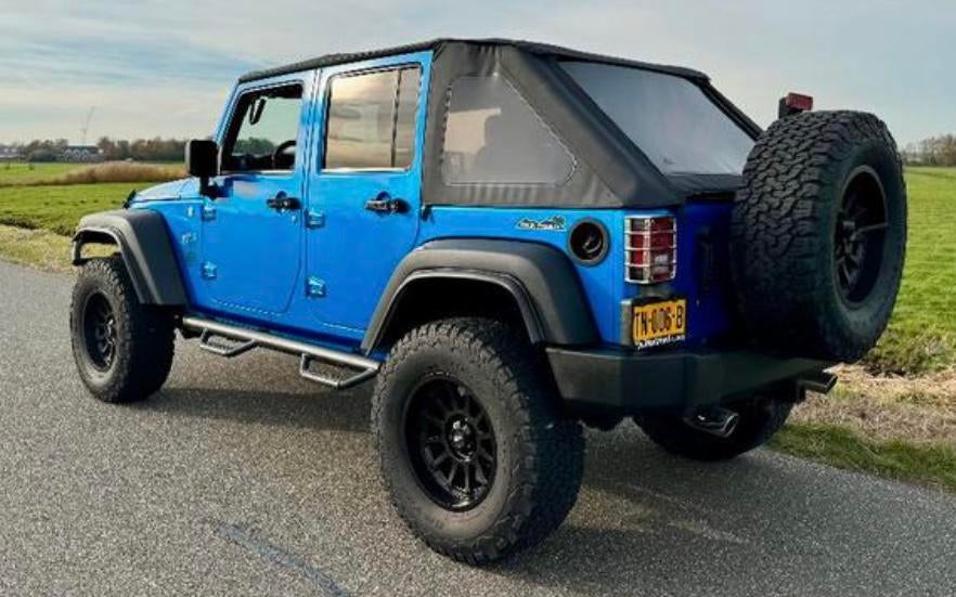 ‼️JEEP WRANGLER JK 3.6 V6 284PK EXTREME BLUE HARD/SOFFTOP‼️, Automaat, Stof, Zwart, 1885 kg