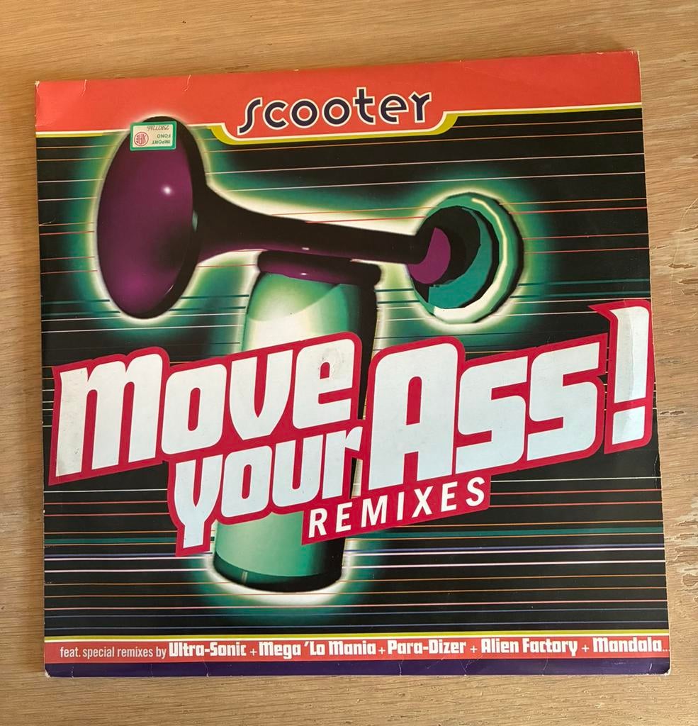 Scooter - Move Your Ass - The Remixes - dubbel LP Vinyl, Ophalen of Verzenden, Gebruikt, 12 inch