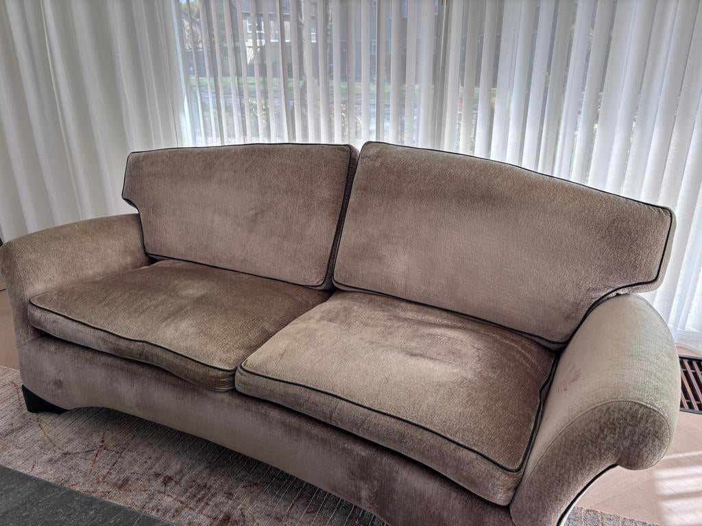 Bart van Bekhoven, royale 2,5 zits bank, Ophalen, Gebruikt, 75 tot 100 cm, Stof