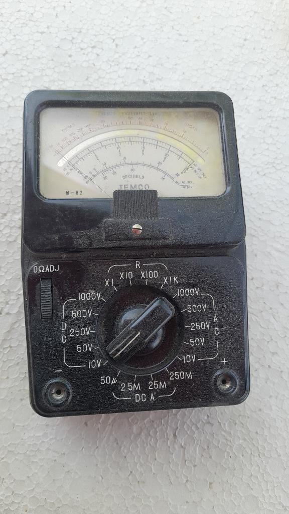 Oude bakeliet multimeter JEMCO m-82, Ophalen of Verzenden, Gebruikt, Multimeter