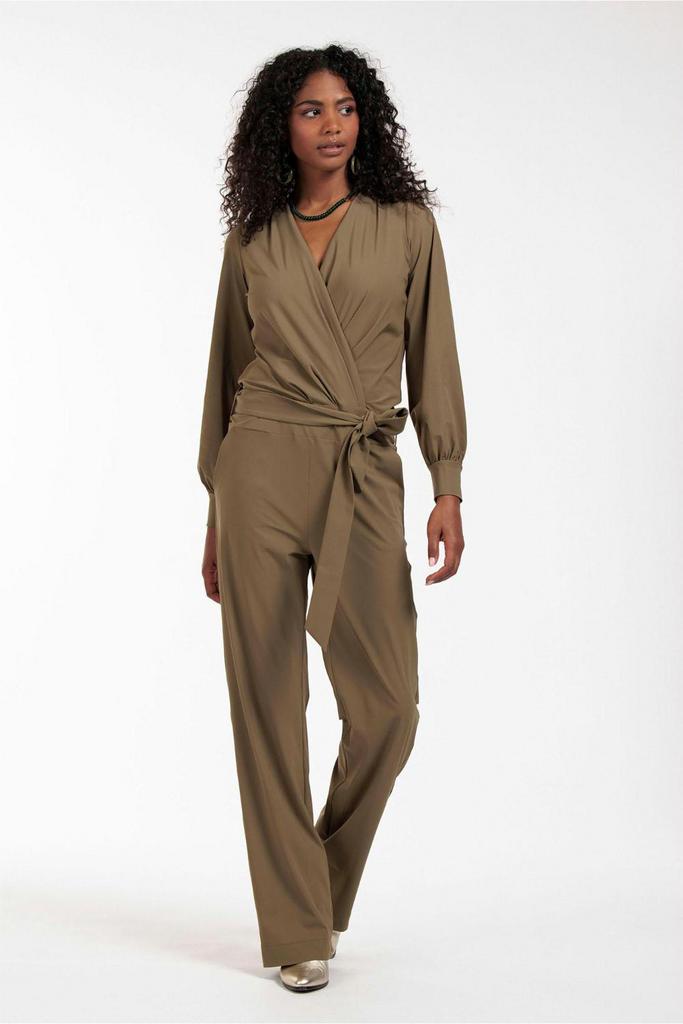 Studio Anneloes jumpsuit earth maat S, Kleding | Dames, Jumpsuits, Ophalen, Zo goed als nieuw, Maat 36 (S), Groen