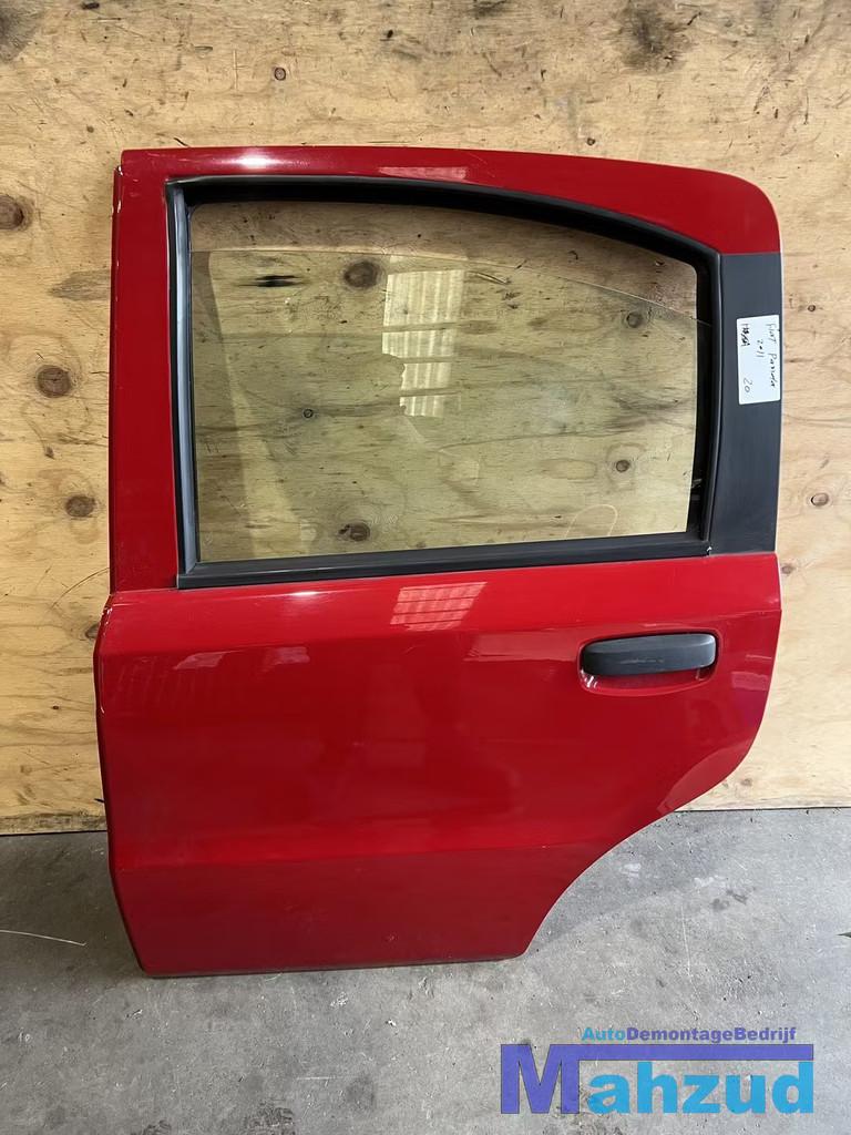 FIAT PANDA (169) rood 111/A links achter deur 2003-2011, Auto-onderdelen, Gebruikt, Deur, Stellantis Europe S.p.A., Ophalen of Verzenden