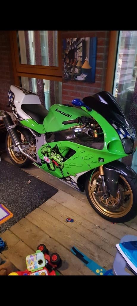 Kawasaki zxr 750 met zx9r blok. 950cc wiseco, 950 cc, 4 cilinders, Particulier, Meer dan 35 kW