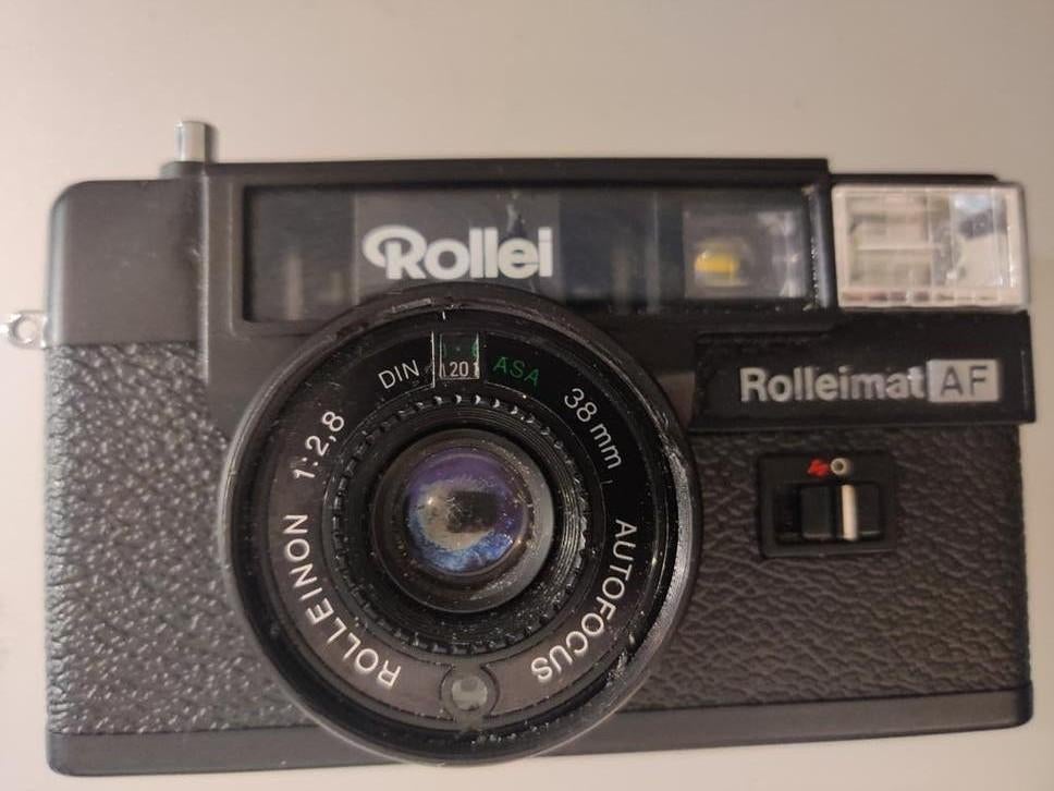 Vintage Rollei Rolleimat AF analoge camera, Ophalen