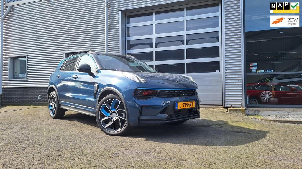 Lynk & Co 01 1.5/Panoramadak/Cruise/Lm Velgen/Enz, Euro 6, Adaptive Cruise Control, Blauw, 120 €/maand