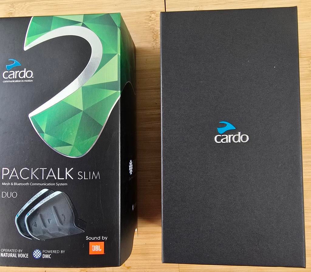 Cardo Packtalk Slim Duo. JBL speakers. Werkend., Motoren, Ophalen of Verzenden