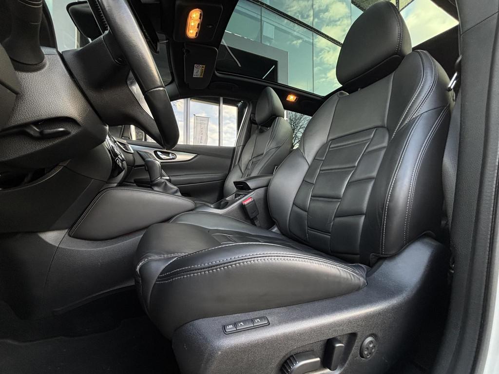 Nissan Qashqai 1.2 Tekna + Pano | Memory Seats | Dodehoekdet, Gebruikt, 4 cilinders, Lichtsensor, 116 pk