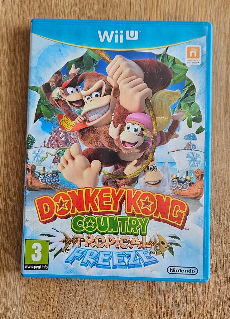 Donkey Kong Country Tropical Freeze - Wii U, Gebruikt, 2 spelers, Eén computer, Ophalen of Verzenden