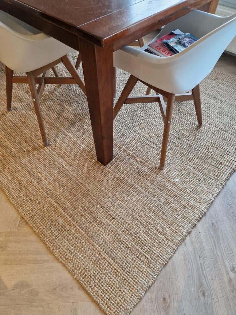 Ikea Lohals vloerkleed 200x300 naturel, Huis en Inrichting, Ophalen, Scandinavisch, Natuurlijk, Beige, 200 cm of meer