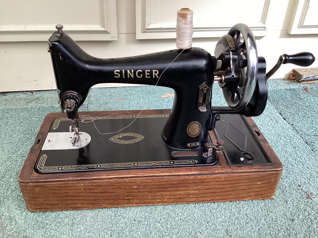 Singer handnaaimachine, Ophalen
