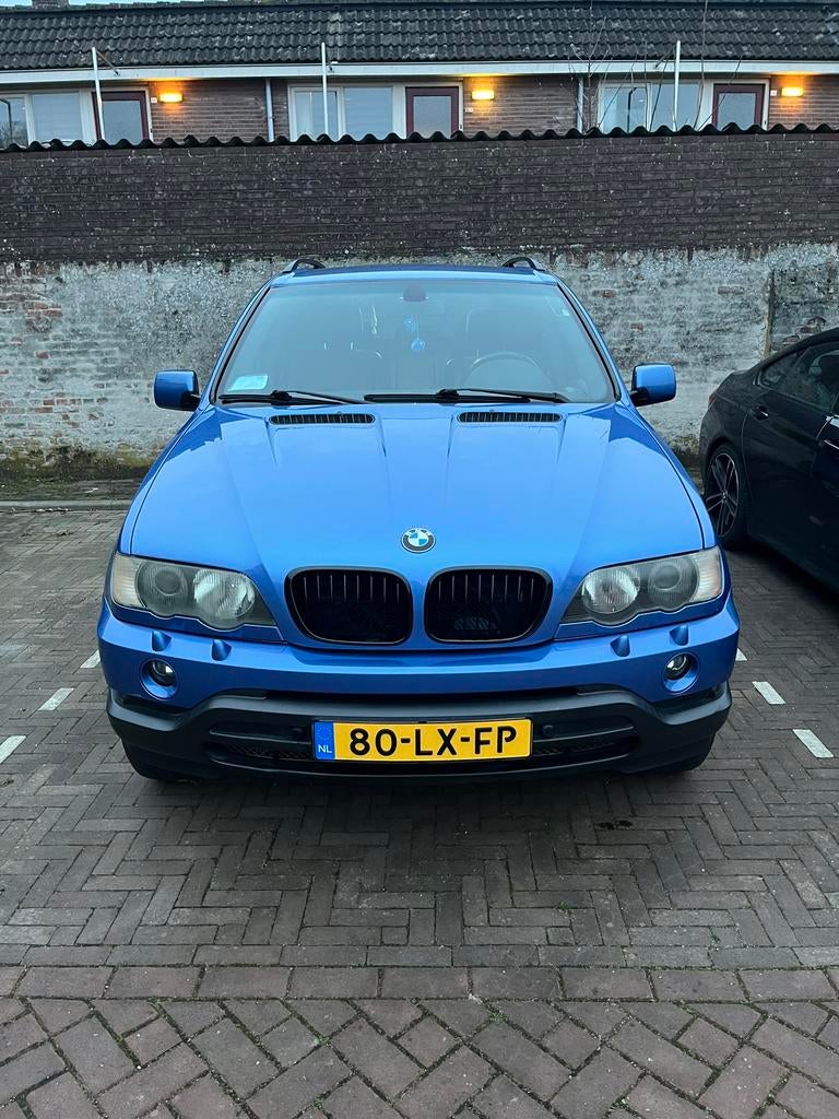 BMW X5 3.0 I AUT 2003, Automaat, Blauw, Vierwielaandrijving, Particulier