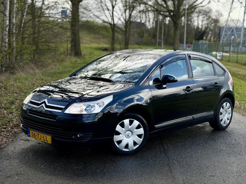 Citroen C4 1.6 Clima Centrale.vr Tr.haak PDC ☑️, Auto's, Citroën, Voorwielaandrijving, Gebruikt, 4 cilinders, Zwart