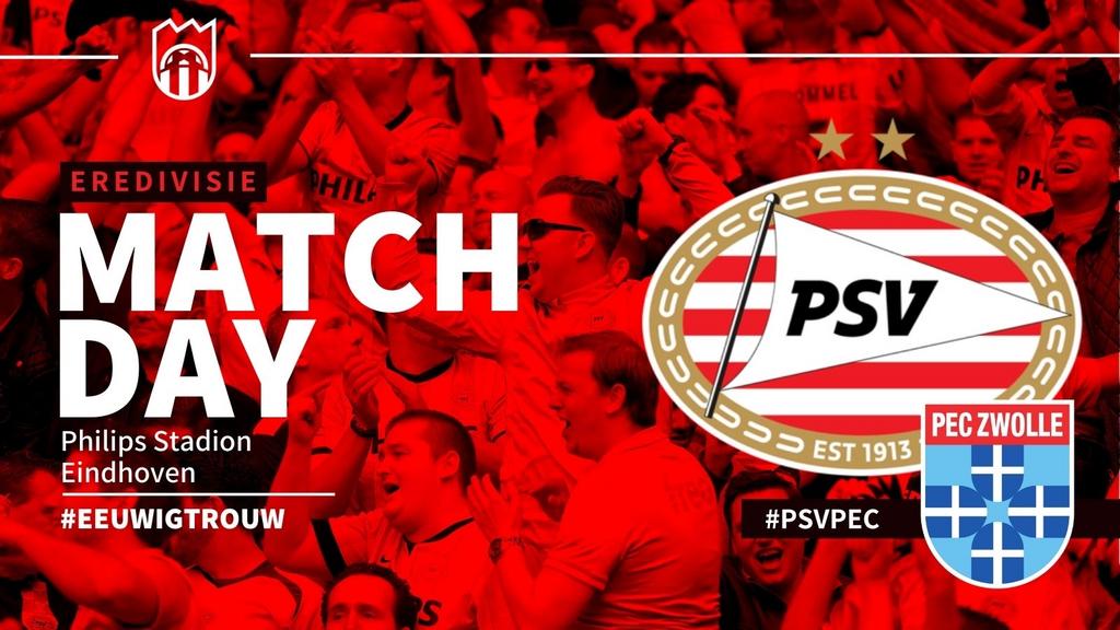 Twee tickets PSV - PEC Zwolle, Twee personen, April
