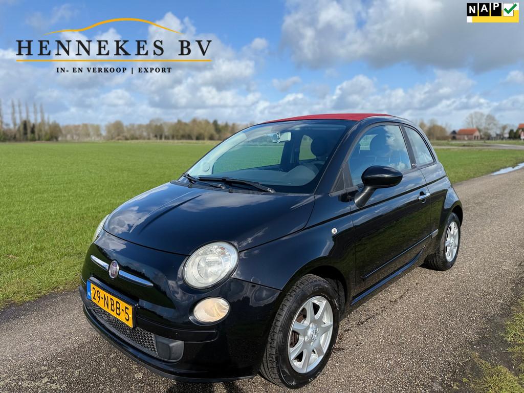 Fiat 500 C 1.2 Pop Automaat Airco NAP, Euro 5, Stof, Gebruikt, 1242 cc