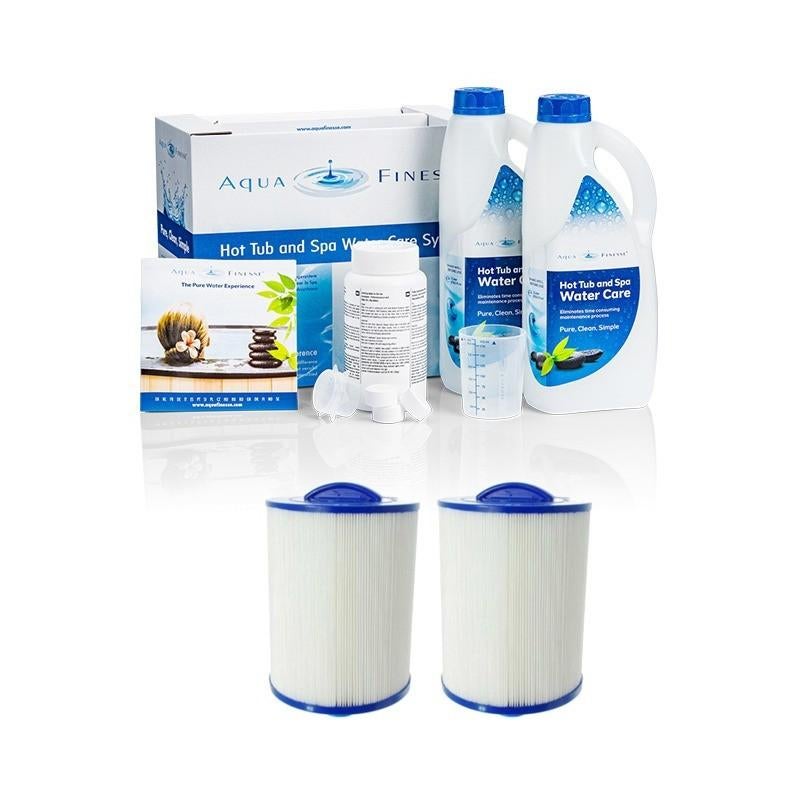 Combi deal: AquaFinesse waterbehandeling + 2 korte filters, Tuin en Terras, Zwembad-toebehoren, Ophalen of Verzenden, Nieuw, Filter