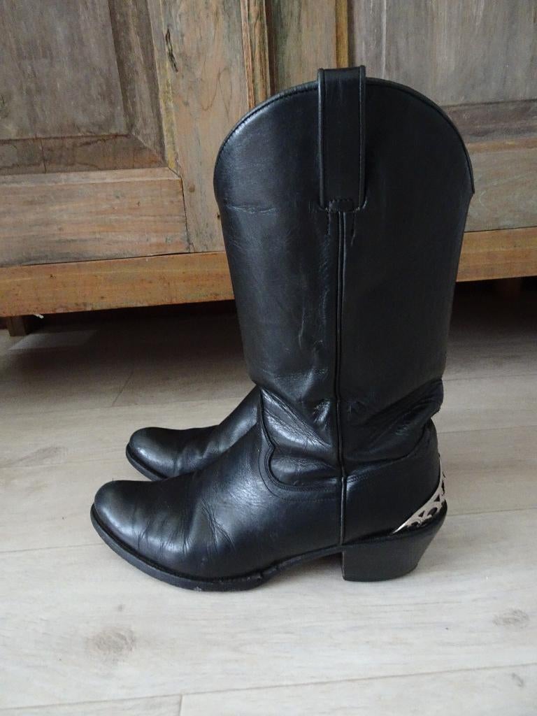 Zwarte TONY MORA cowboy western laarzen maat 40, Kleding | Dames, Schoenen, Hoge laarzen, Zwart, Ophalen of Verzenden, Zo goed als nieuw