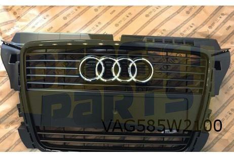 Audi A3 (8/08-8/12) grille (bij matzwarte rand) (VMZ black), -, -, Nieuw, Audi