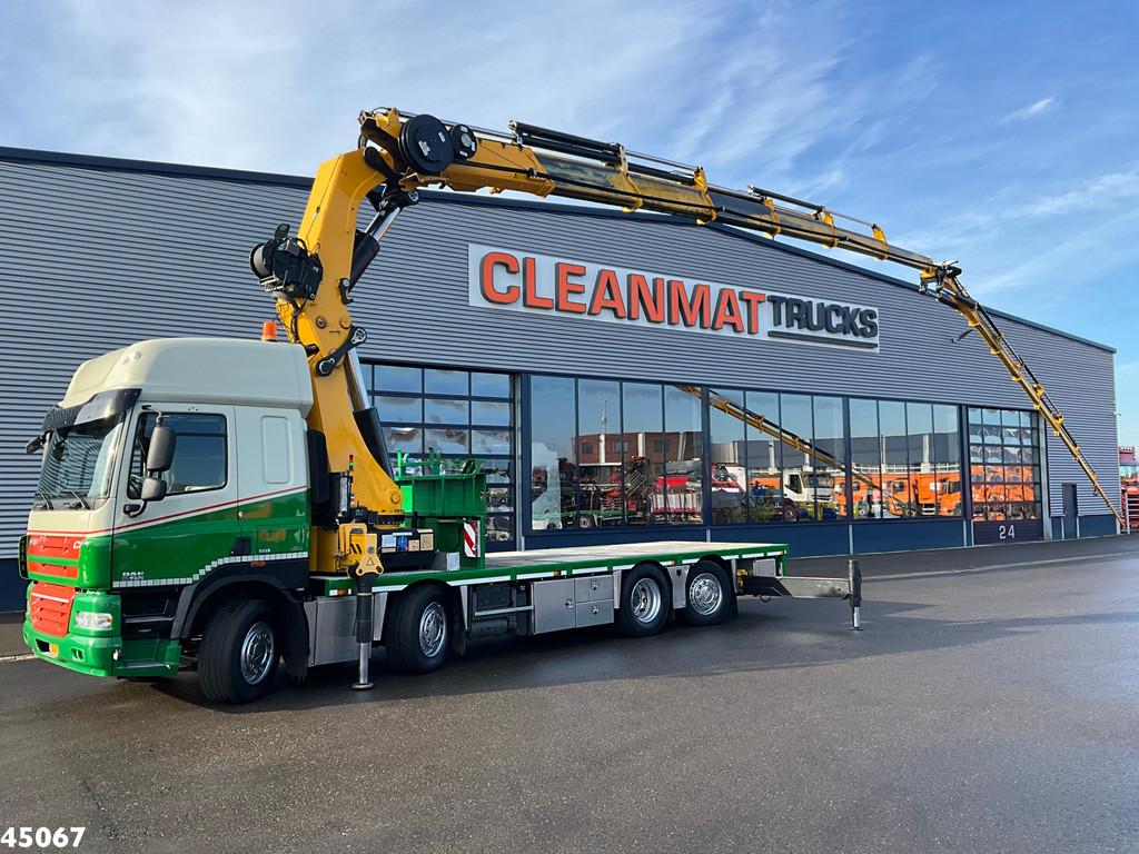 DAF FAX 85 CF 410 HMF 85 Tonmeter laadkraan + Fly-jib, Automaat, Euro 5, Origineel Nederlands, Diesel