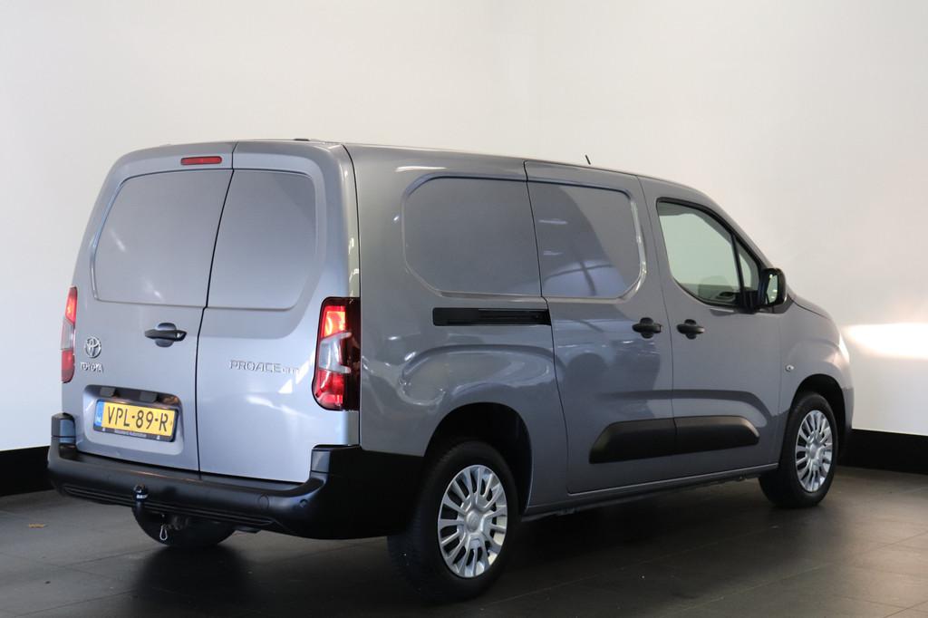Toyota PROACE CITY 1.5 130PK Long EURO 6 - Airco - Navi - Cr, Auto's, Voorwielaandrijving, Stof, Gebruikt, 4 cilinders