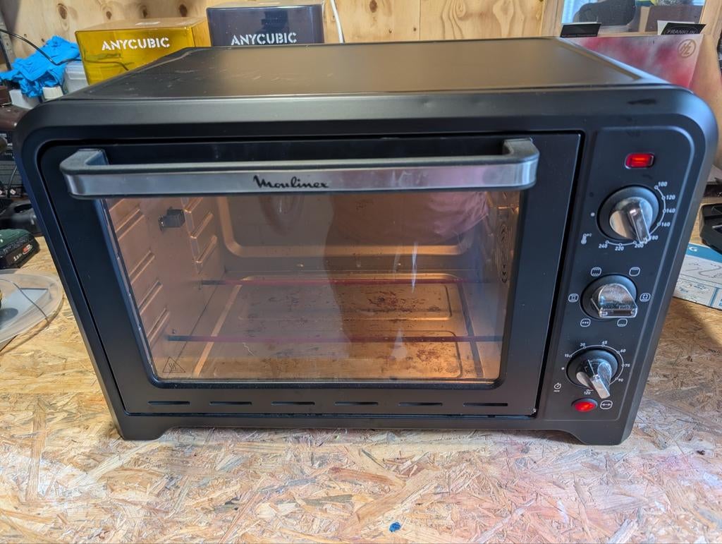 Moulinex Vrijstaande Heteluchtoven, Witgoed en Apparatuur, Ovens, Ophalen, Minder dan 45 cm, Gebruikt, Hete lucht