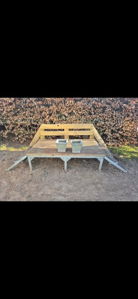 Stevige opstap trap voor stacaravan of chalet, Ophalen of Verzenden