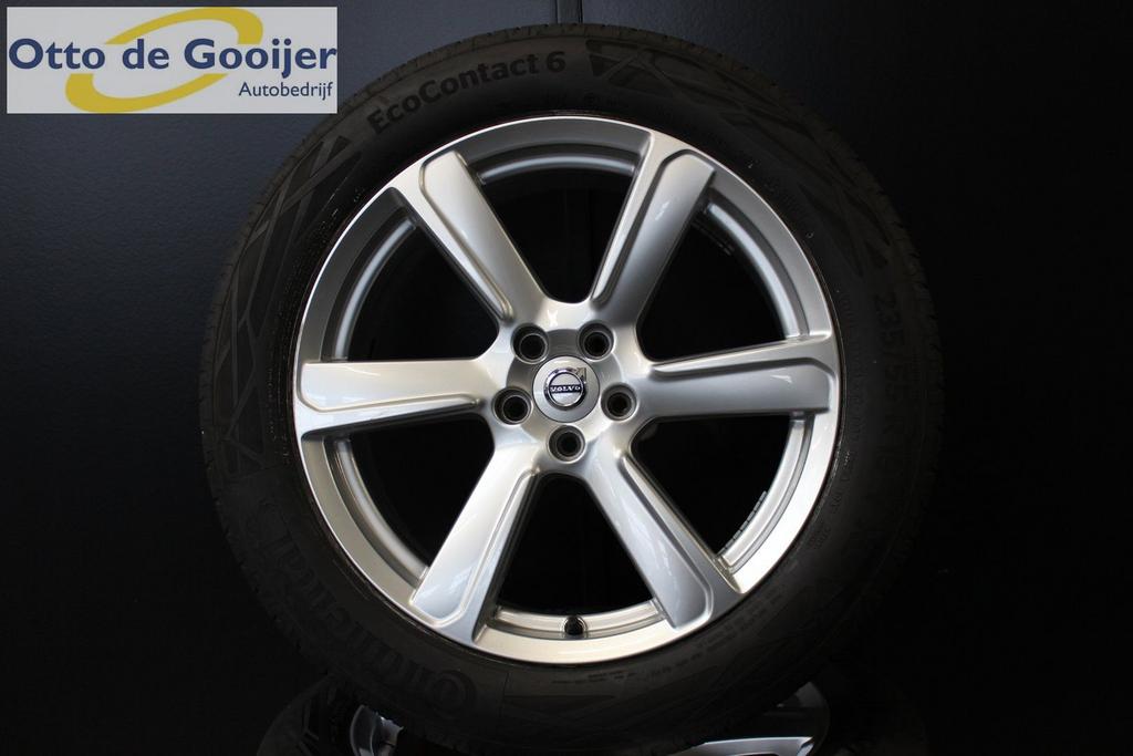 Originele Volvo XC90 Velgen 19 Inch Zomerbanden Continental, Gebruikt, -, -, Banden en Velgen