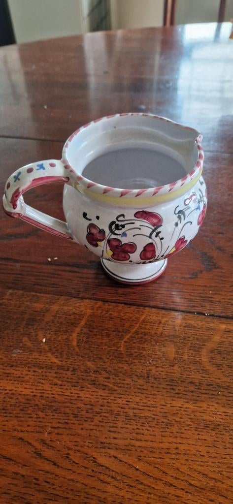 Gesigneerd Deruta kannetje uit Italië - Gaaf exemplaar, Ophalen of Verzenden