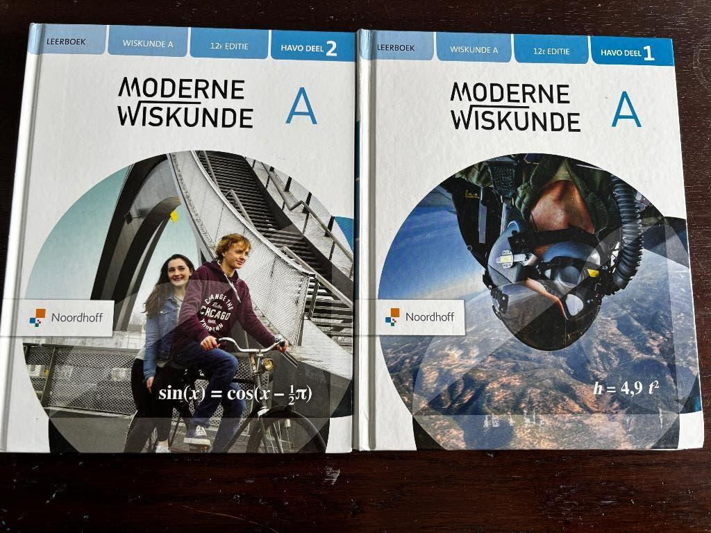 Moderne Wiskunde boeken + antwoordboeken, Verzenden, Zo goed als nieuw, Noordhoff Uitgevers, Beta