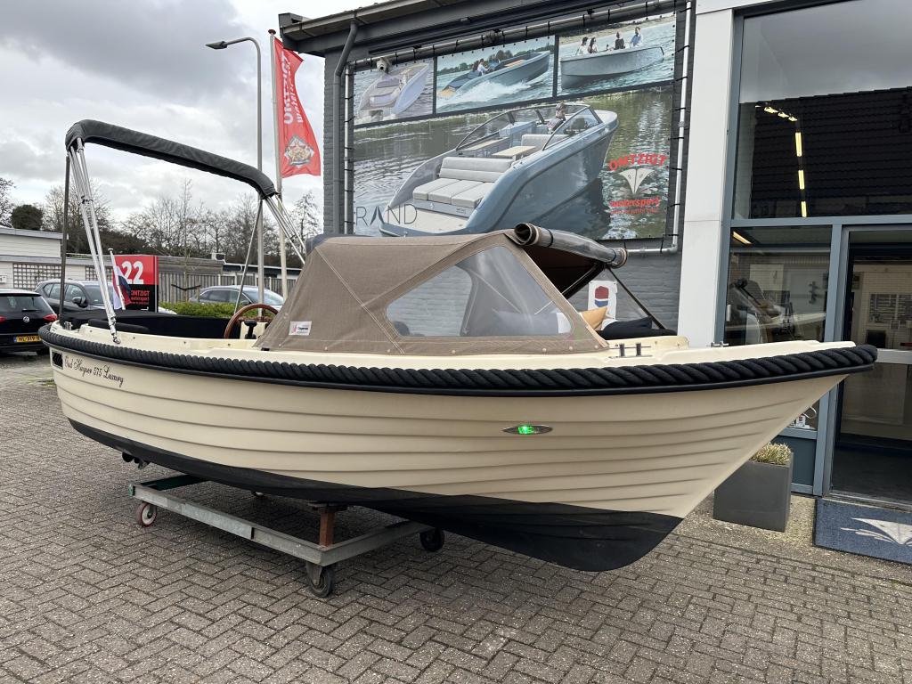 Oud huijzer 575 met Mercury 9.9, Gebruikt, Tot 10 pk, 3 tot 6 meter, Buitenboordmotor