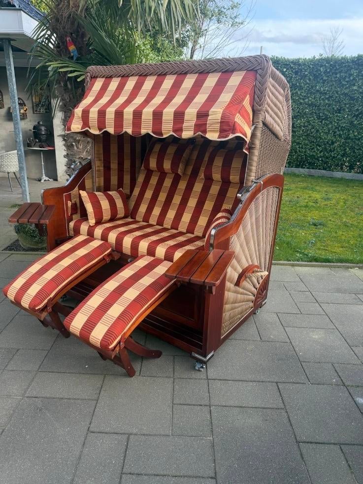 Garden cocoon strandkorf / strandstoel / luxe strandkorf, Ophalen of Verzenden, Zo goed als nieuw
