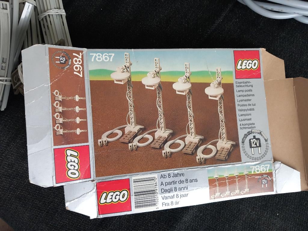 Lego 12v trein 7725 travo 7867, Kinderen en Baby's, Speelgoed | Duplo en Lego, Ophalen of Verzenden, Gebruikt, Lego