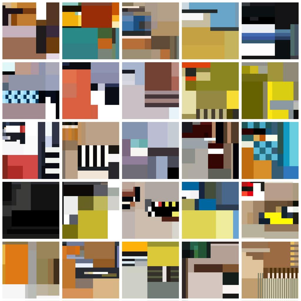 IXXI Blocbirds - 100x100 cm, Ophalen of Verzenden, Zo goed als nieuw