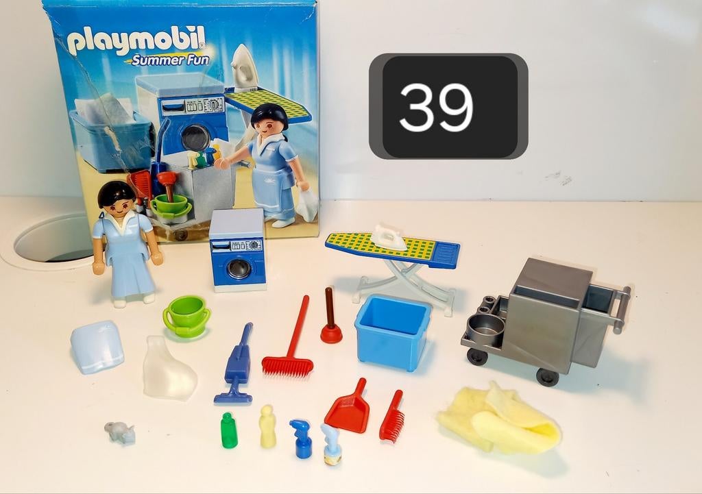 Playmobil wasruimte compleet als nieuw in doos, Ophalen of Verzenden, Zo goed als nieuw, Complete set