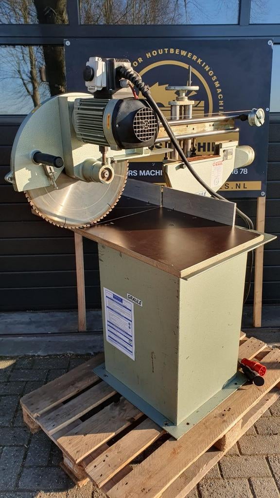Graule afkortzaag 170mm CE geremd gekeurd verstekhoek, Ophalen of Verzenden, 1200 watt of meer, Afkortzaag, 70 mm of meer