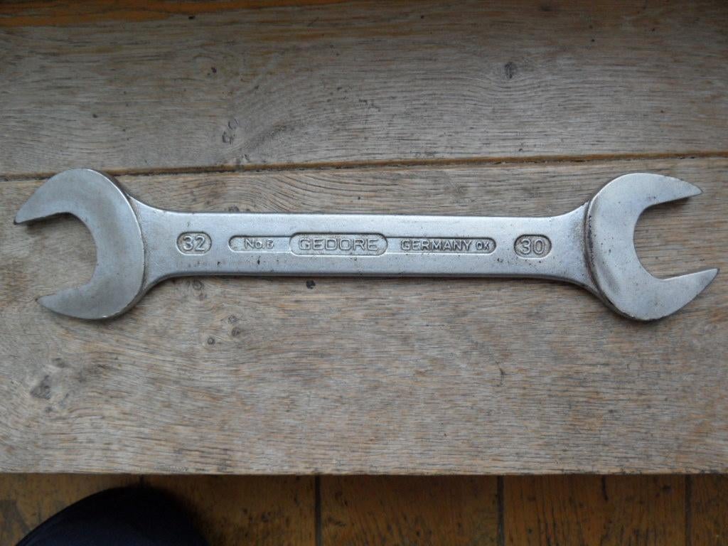 Gedore No 6 steeksleutel 30 32 36, Doe-het-zelf en Verbouw, Gereedschap | Handgereedschap, Ophalen of Verzenden, Gebruikt