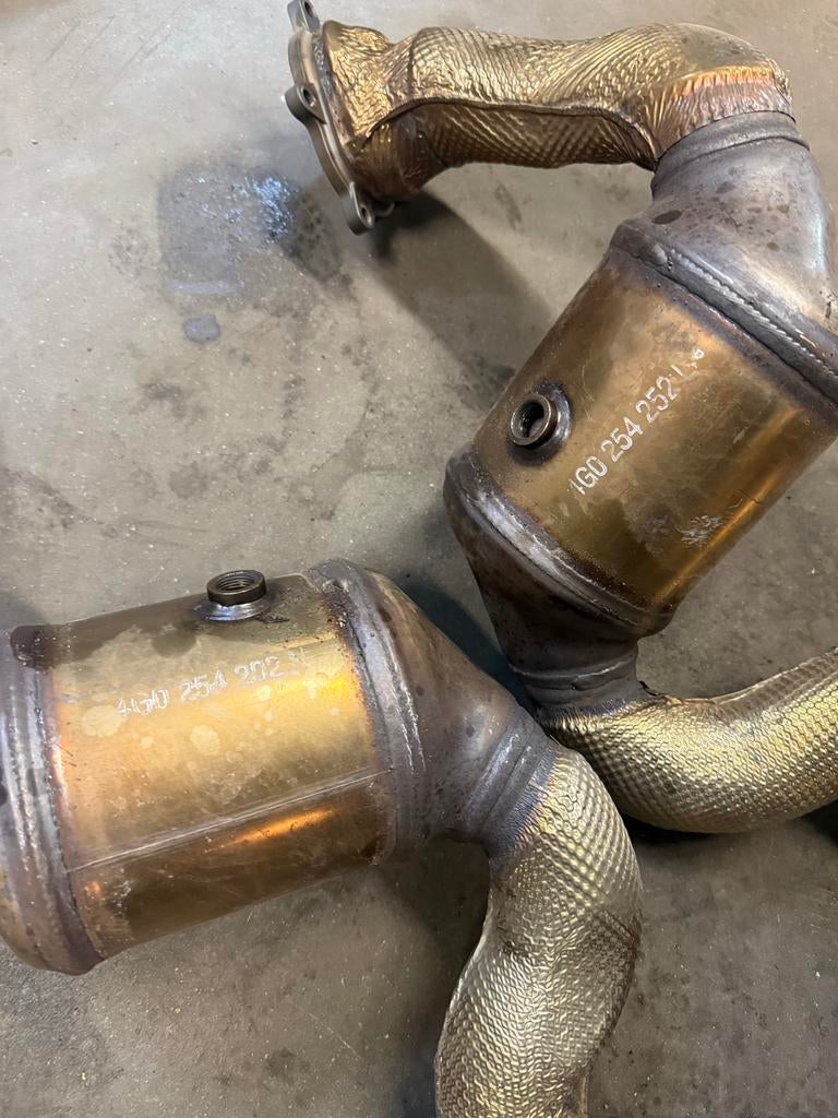Audi RS6 C7 Downpipe Set - Origineel, Ophalen of Verzenden, Gebruikt, Audi