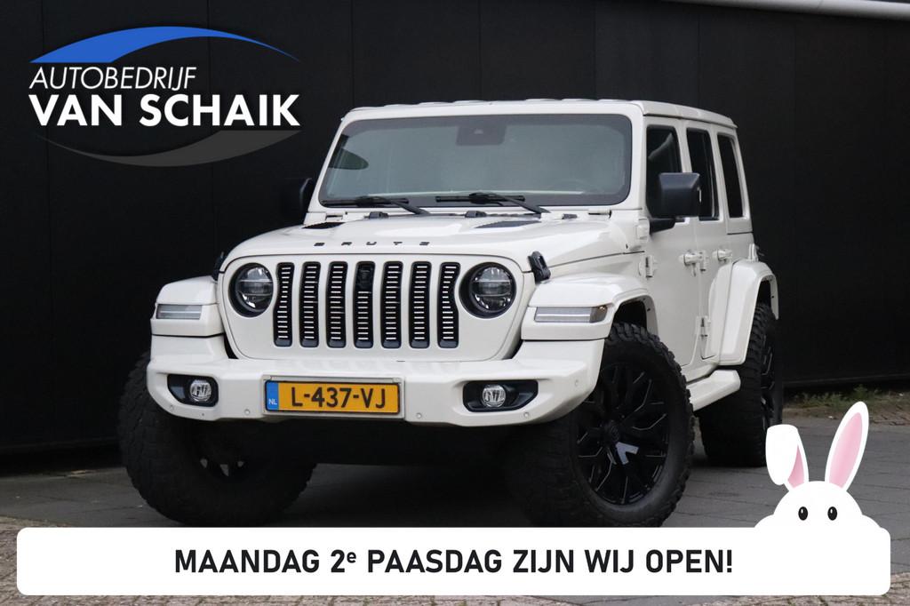 Jeep Wrangler BRUTE 4xe 380 | LEDER | CAMERA | STOEL/STUURVE, Automaat, Euro 6, 4 cilinders, Cabriolet
