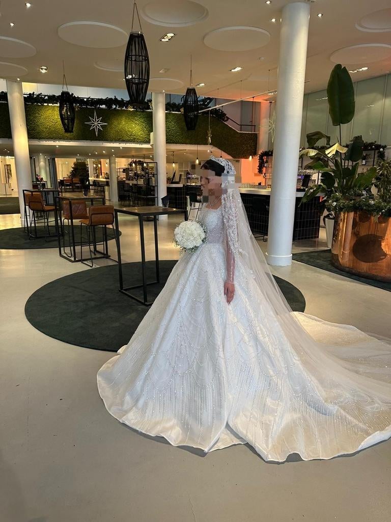 Bruidsjurk, Kleding | Dames, Trouwkleding en Trouwaccessoires, Ophalen of Verzenden, Zo goed als nieuw, Wit, Trouwjurk