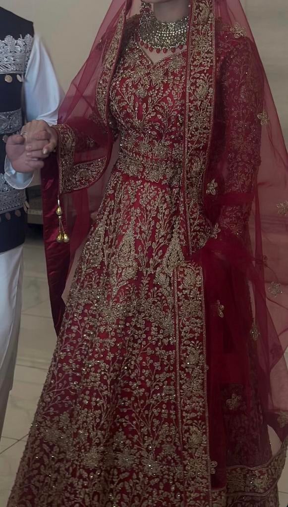 Indian dress, Ophalen of Verzenden, Zo goed als nieuw, Rood, Overige typen