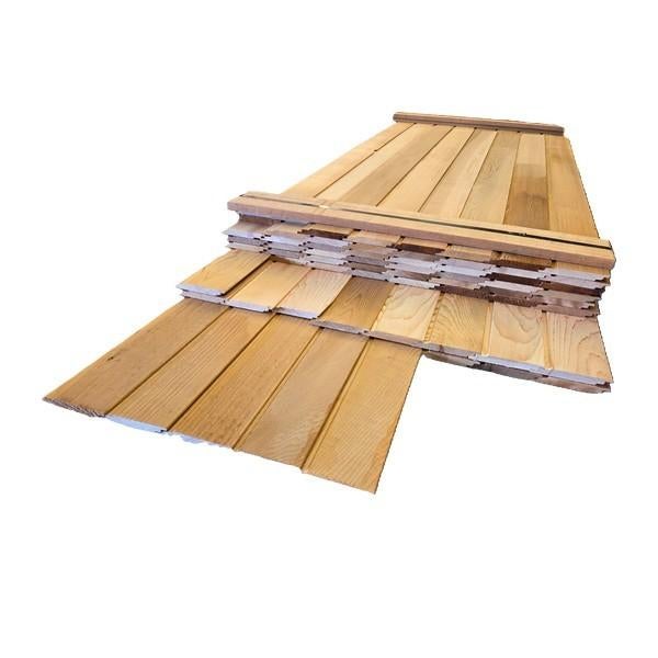 17 m2 Dubbel halfhouts rabat  - Red Cedar - nr: HP40