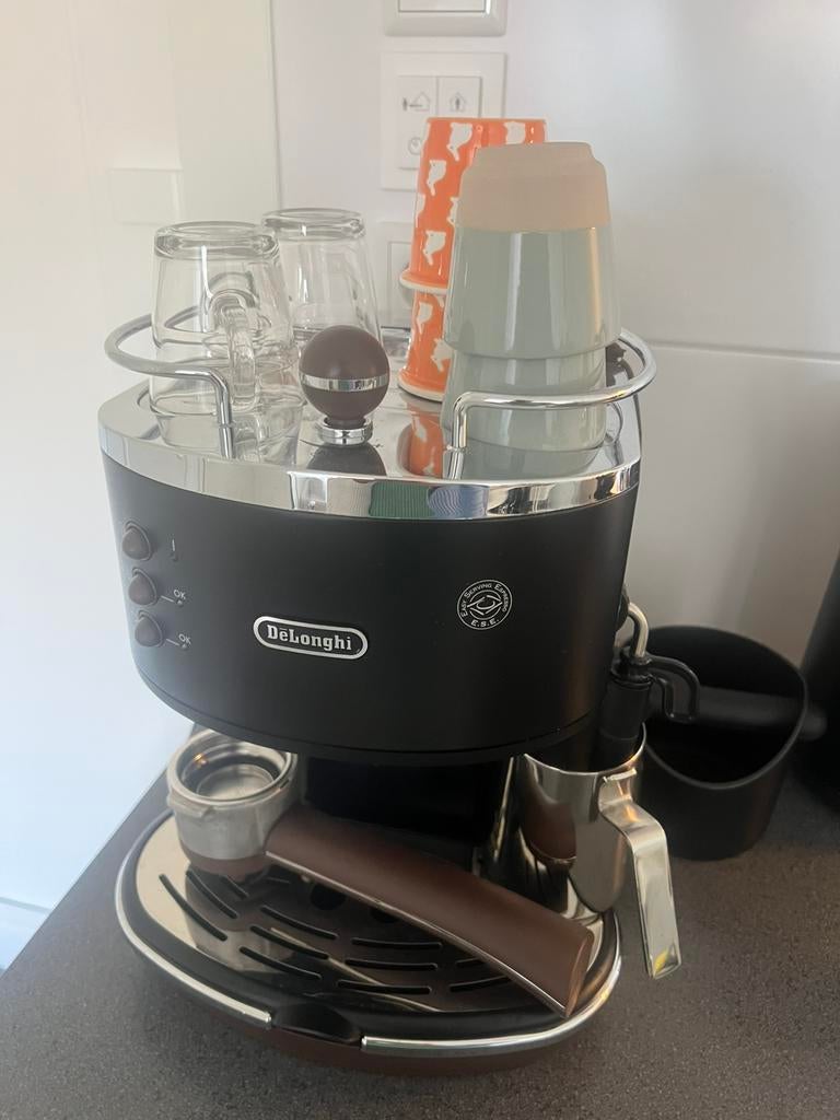 DeLonghi icona vintage, Witgoed en Apparatuur, Koffiezetapparaten, Ophalen, Zo goed als nieuw, Koffiemachine