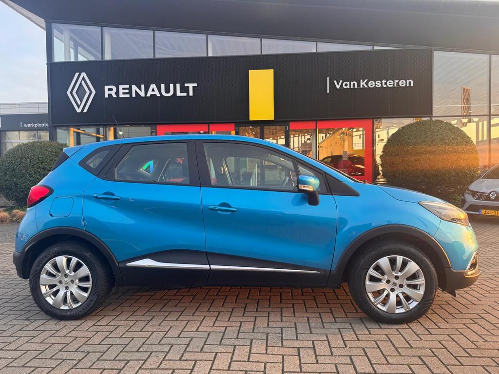 RENAULT Captur Energy TCe 90PK S&S Expression / Airco / NL-A, Stof, Gebruikt, Blauw, Origineel Nederlands