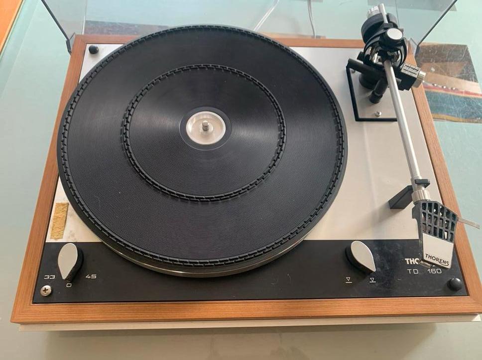 Thorens TD 160 platenspeler, Audio, Tv en Foto, Platenspelers, Ophalen, Gebruikt, Platenspeler, Thorens