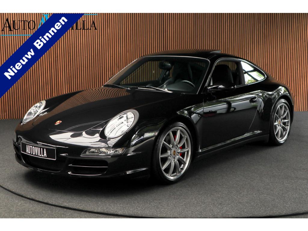 Porsche 911 3.8 Carrera 4S Open dak Bose Alcantarahemel Navi, Auto's, Automaat, Gebruikt, Zwart, 4 stoelen