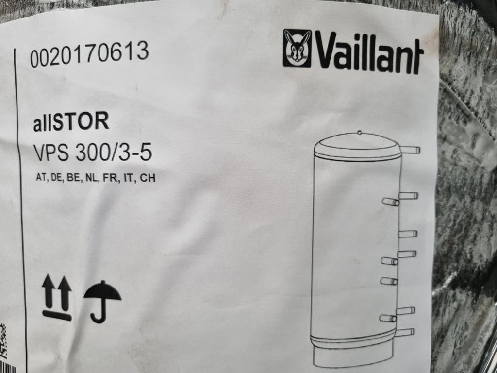 Vaillant AllSTOR plus VPS 300/3-5 buffervat, Ophalen