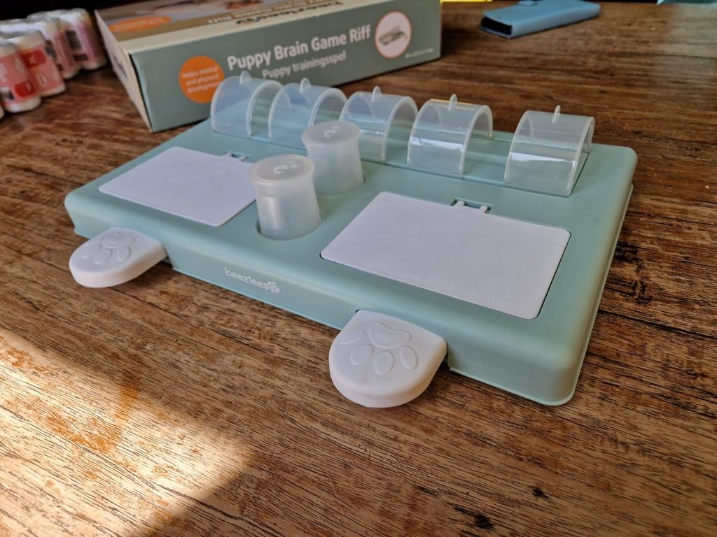 Puppy trainingsspel, Dieren en Toebehoren, Ophalen of Verzenden, Zo goed als nieuw, Intelligentiespeelgoed