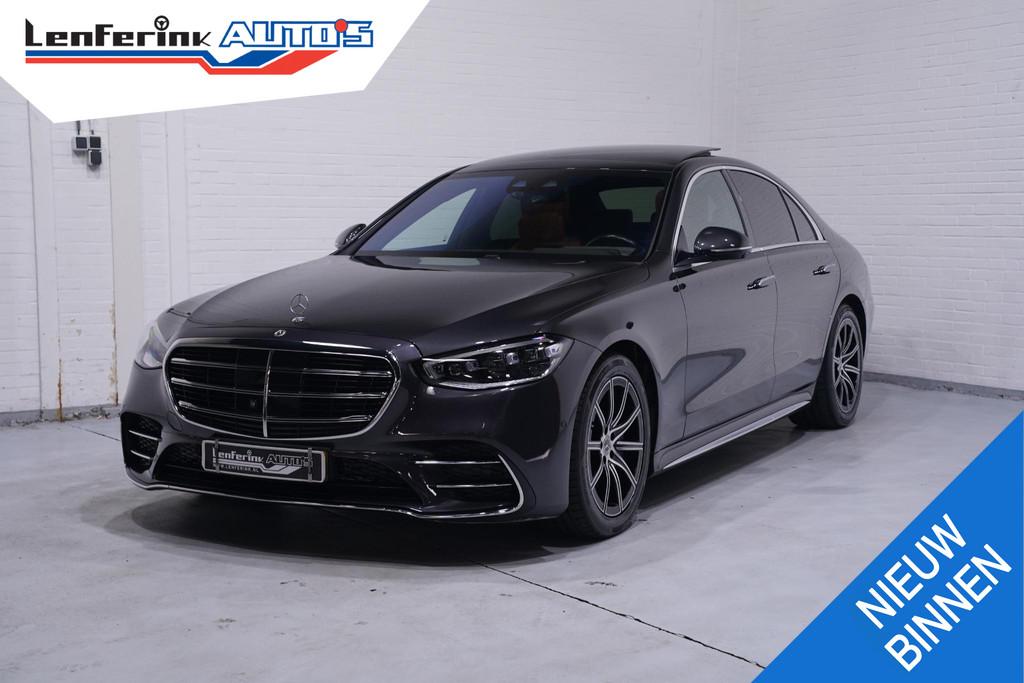 Mercedes-Benz S-klasse 450 4MATIC AMG Line NAP Head-up Panod, Auto's, Automaat, Gebruikt, Euro 6, 120 €/maand