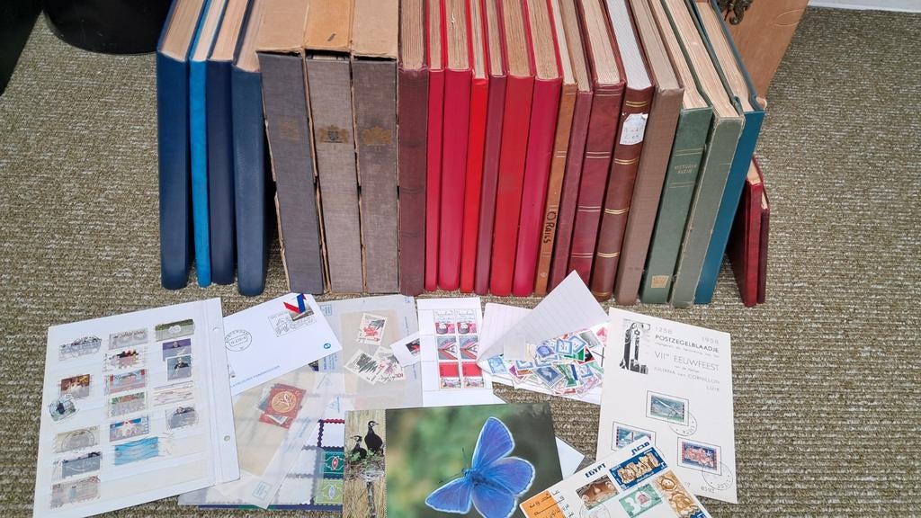 Verzameling postzegelalbums, Postzegels en Munten, Postzegels | Volle albums en Verzamelingen, Ophalen of Verzenden