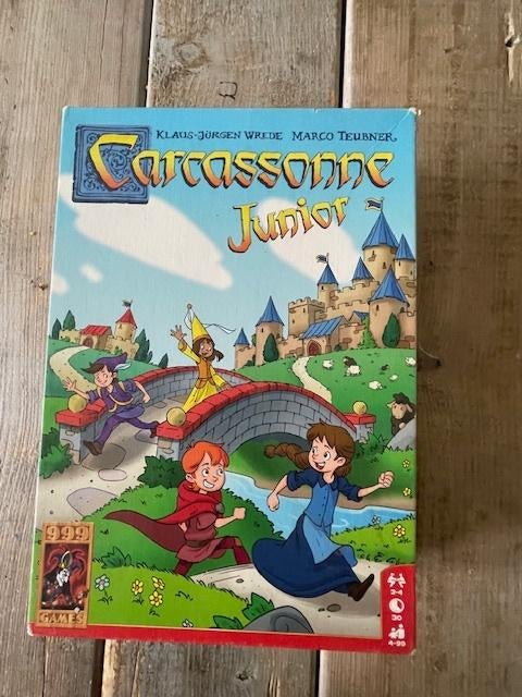Carcassonne junior. 999 - games. Marco Teubner., Hobby en Vrije tijd, Gezelschapsspellen | Bordspellen, Zo goed als nieuw, Een of twee spelers